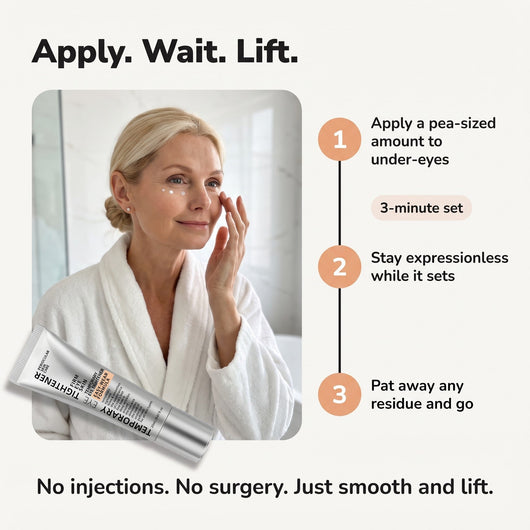Reverse-Aging Temporary Eye Tightener: Younger Looking Eyes In 90 Seconds - Pluune